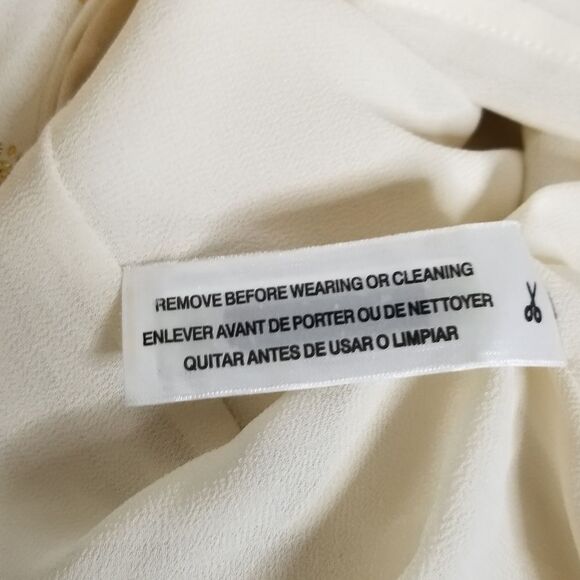 Michael Kors Metallic Gold Sleeveless Chain Top Medium - Picture 14 of 15